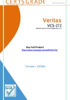 Veritas VCS-272 Test Questions and Answers.pdf