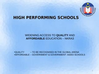 HIGH PERFORMING SCHOOLS.ppt