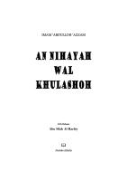 An nihayah wal khulasoh azzam.pdf.pdf