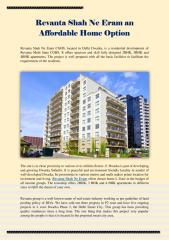 Revanta Shah Ne Eram an Affordable Home Option.pdf