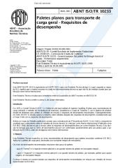 ABNT NBR 10233 ISO TR 10233 - Paletes planos para trannsporte de carga geral - Requisitos de dese.pdf